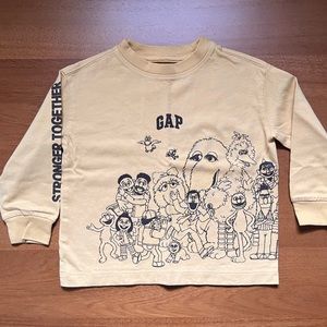 GAP Sesame Street ‘Stronger Together’ Toddler Long Sleeve Tee